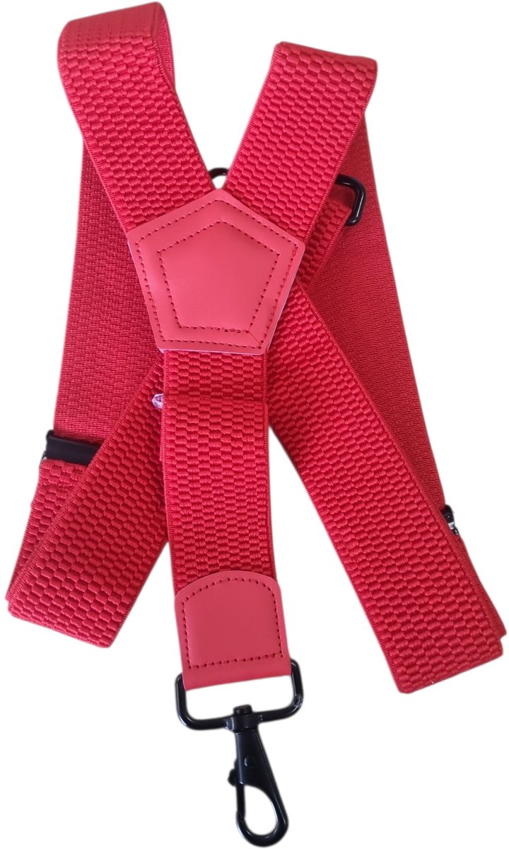 Bretels rood- bretels heren volwassenen -