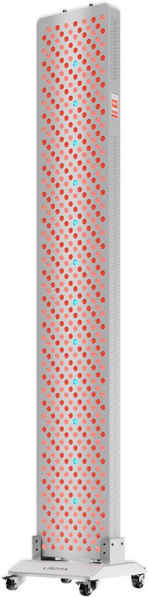 LIROMA® Red Light Therapy RL600 - 7 Golflengten - Anti-aging - Touchscreen - Voetstandaard - Infraroodlamp - Infraroodtherapie - Skincare Rood licht therapie - Collageen Lamp - Fibromyalgie - Lichttherapie