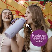 b.box Drinkfles en Waterfles met Fliptop 1 Liter | Drielaags Isolerend Roestvrij Staal | Houdt Drankjes tot 46 uur Koud | 1 l