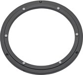 Plateau tournant en aluminium noir Ø 304 mm capacité de charge jusqu'à 300 kg, plateau tournant robuste, roulement à billes, acier inoxydable Plateau tournant pour plateaux tournants