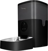 Pets Pride Automatische Voerbak Kat - Zwart - 4 Liter - Voerautomaat met Full HD camera - Voerdispenser