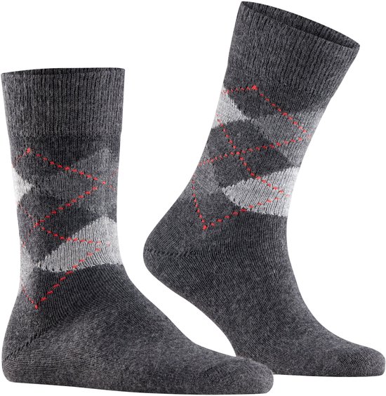 Chaussettes homme Burlington Preston - gris (moul. anthra.) - Taille : 46-50