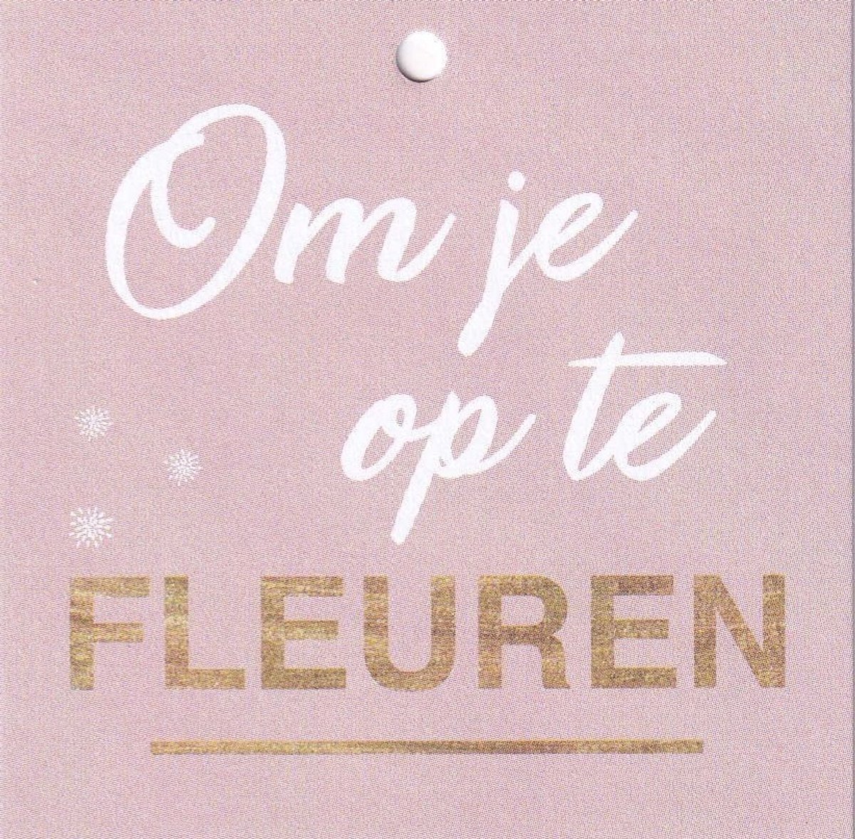 Bloemenkaartjes - 25 stuks - Mini Kaartjes - 7 x 7 cm - Bloemist - Kadootjes - Om je op te fleuren - JK-143