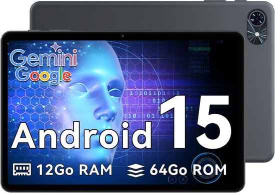 TABWEE Tablet T80 - Gemini AI - 12GB RAM - 64GB ROM - 10.5 Inch
