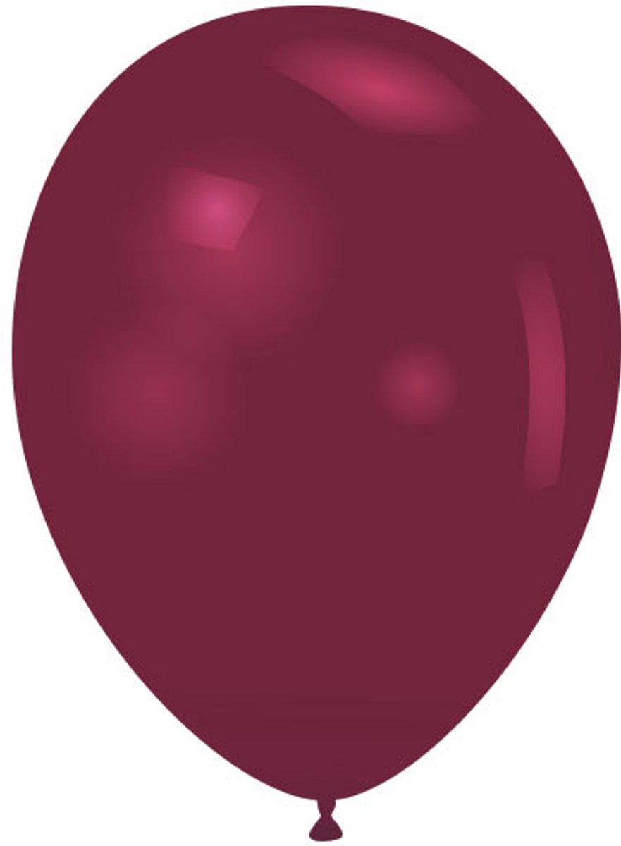 Metallic Ballonnen Bordeaux (10st)