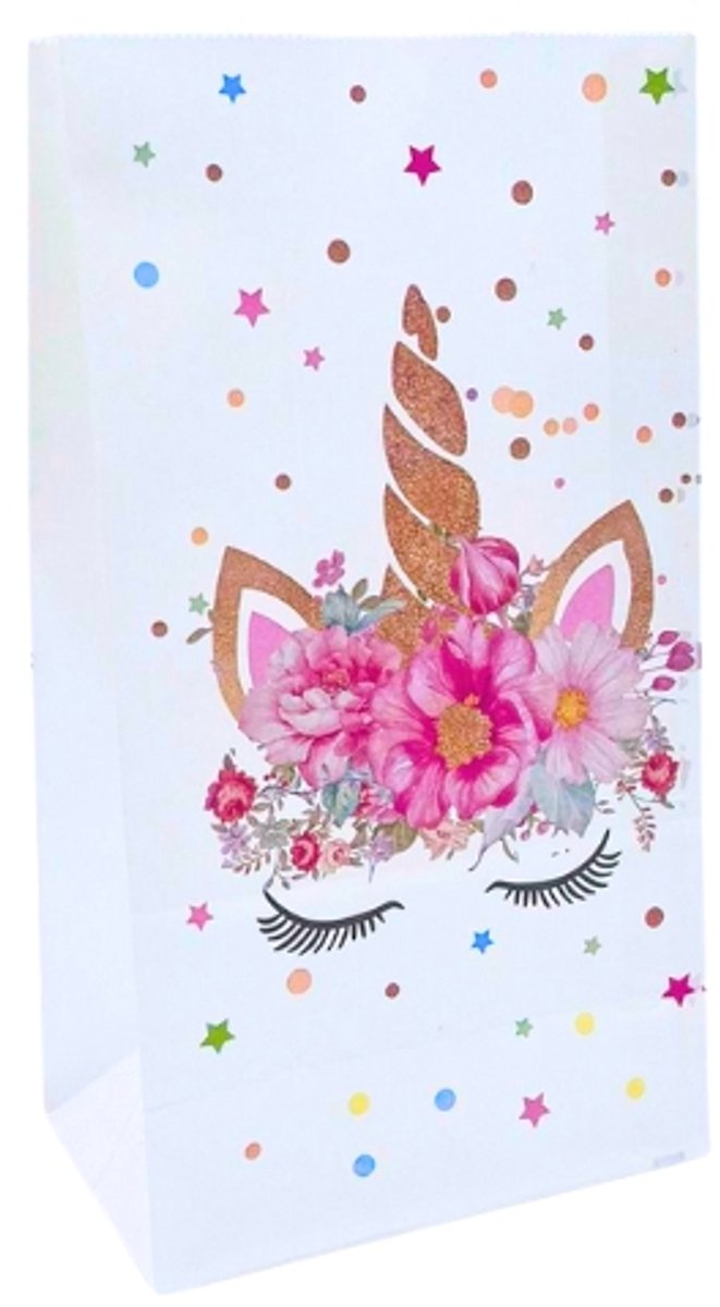 Papieren Zakjes Unicorn Wimpers (10st)