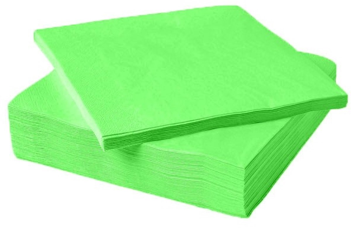 Daily Style – Servetten – Limegroen – 100 stuks – Feest & Tafel Decoratie
