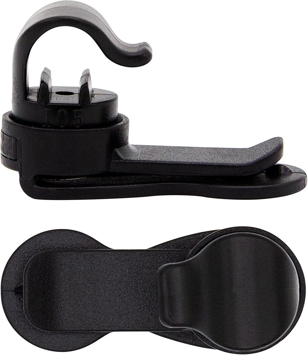SNQ 2 stuks waterzakklemmen magnetische pijpklemmen waterpijpklemmen outdoor rugzakklemmen tactische rugzakaccessoires voor waterzak drinkwaterklep pijpbevestiging