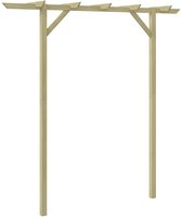 vidaXL - Pergola - 205x40x203 - cm - hout