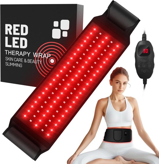 Good4You Rood Licht Therapie Rugband - Draadloos - Infraroodlamp - Warmteband - Infraroodtherapie