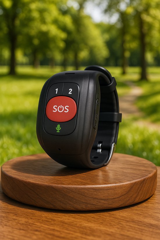 WatchToCare® WTC 26R - GPS Tracker - Valdetectie - Noodknop - Waterproof - Medicijn herinneringen - Stappenteller, calorie- en slaap monitoring - Hartslag, Bloeddruk en Temperatuur meting - Géén contract