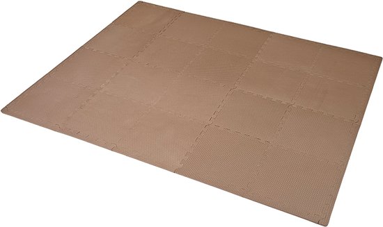 100 Stks Puzzel Schuim Vloermat, Linnen Stof In Elkaar