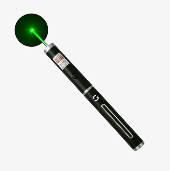 Professionele Laserpen Groen - Laserlampje - Laserpointer Kat - Laser - CE Certificaat - Laser-pointer Lange Afstand, Laser-pointer Pen, TV Led Lcd - Batterijen exclusief