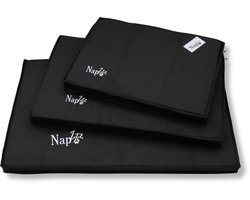 NapZZZ Benchkussen XXL Orthopedisch Zwart 120x74x7 cm