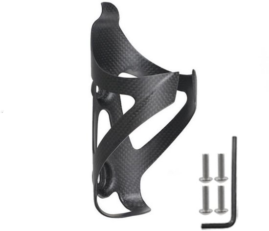 Fietsflessenhouder van volledig carbon - 2 stuks, ultralicht en sterk, perfect voor mountainbikes en racefietsen — afbeelding 2