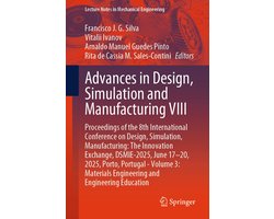 Springer Nature Proceedings excluding Computer Science - Advances in Design, Simulation and Manufacturing VIII