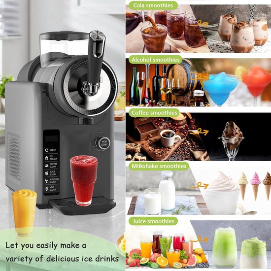 RFWR® Professionele Slush Machine voor Thuis - Snel en Gemakkelijk Cocktails, Smoothies en Milkshakes Maken van RFWR — afbeelding 4