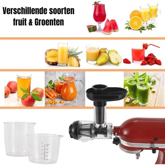 Thuys – Sapcentrifuges Groenten En Fruit – Hoge Sapopbrengst En Drogere Pulp – 11 x 20 x 11cm – Meerkleurig van Thuys — afbeelding 2