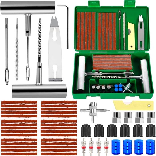 Foto: Dailysupplies proppenset autobanden reparatie set autobanden pomp
