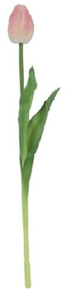 Countryfield Kunstbloem - Tulp Tulipa - Ø10xH43 cm Roze