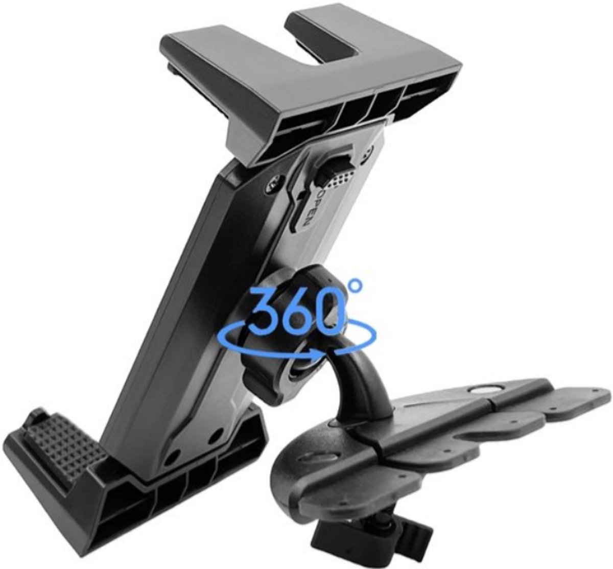 Universele Autohouder CD-speler Mount voor Tablet en Smartphone – Geschikt voor iPad Pro, iPad Air 4, Tablet en Smartphone tot 14 inch – Telefoonhouder, GPS Houder,Auto Accessoires