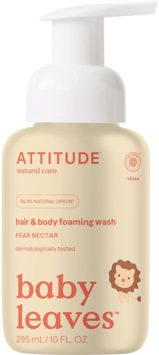 ATTITUDE Hair & Body Zeep Pear Nectar Bundel - Baby Leaves ECO - duurzaam