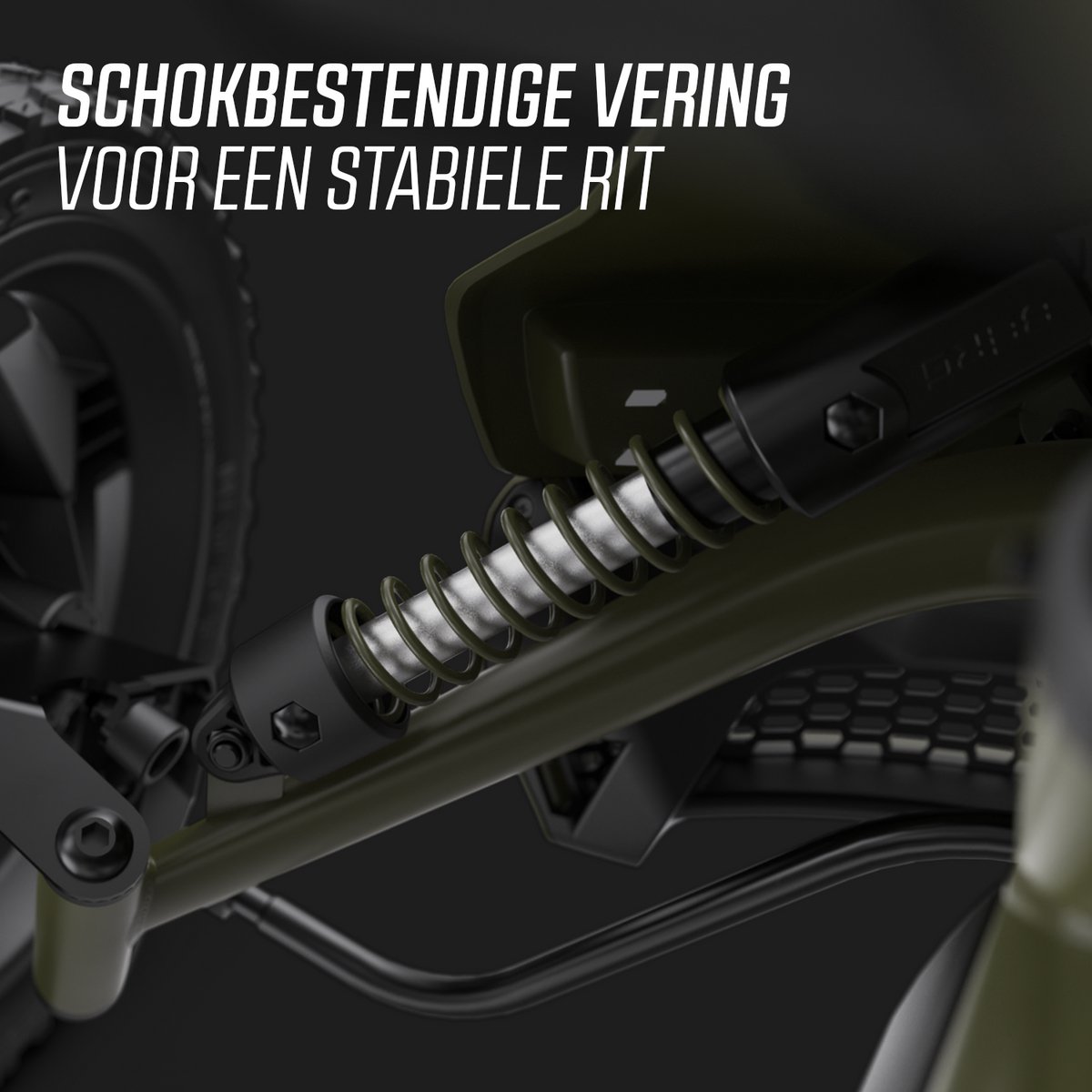 BERG Rally Jeep® Cherokee Skelter - Verstelbare stoel - Soundbox Race - LED Verlichting - 4+ Jaar - Groen — afbeelding 9