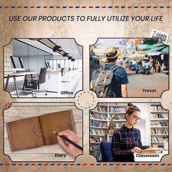 Our Adventure Book - Retro Stijl - Plakboek - Foto Album - DIY - 146 Pagina's - Driedimensionaal Ontwerp - Foto's - Doe Het Zelf - Schrijven - Plakken - Herinneringen - Cadeau - Verjaardag - Trouwerij - Reizen - Tags - Stickers - Geschenk - Viering