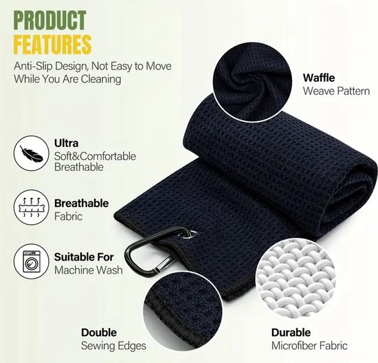 Stripe kit de nettoyage golf, brosse à eau spray et serviette