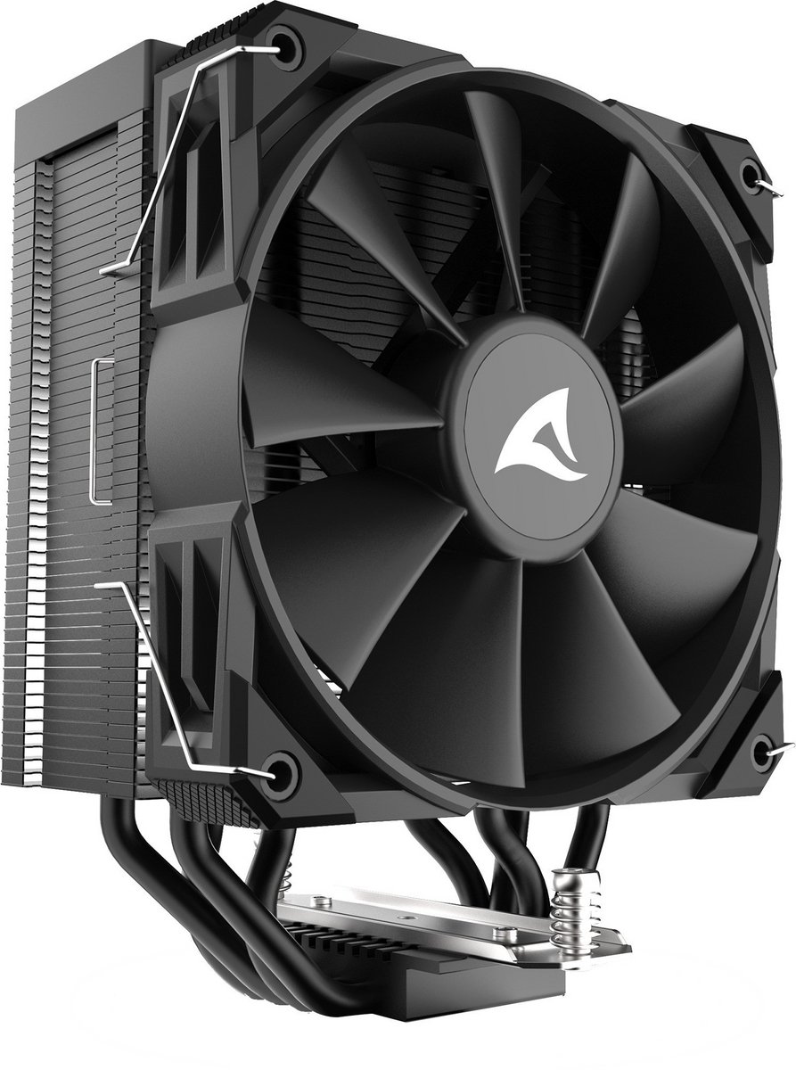 Sharkoon A40 Black - 500 - 1800 Rpm - 30 Dba - Voor Intel Lga: 1851, 1700, koeler