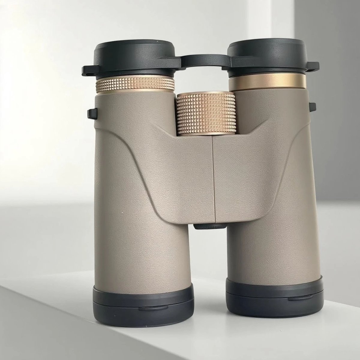 10x42 Krachtige HD Verrekijker voor Volwassenen – Professionele Outdoor Telescoop voor Jacht, Vogels Kijken, Wandelen & Kamperen – Waterbestendig en Compact –Khaki