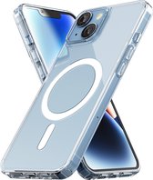 iPhone 14 Magnetic case transparent - Coque iPhone 14 Magsafe avec anneau transparent - TPU/Hard case cover
