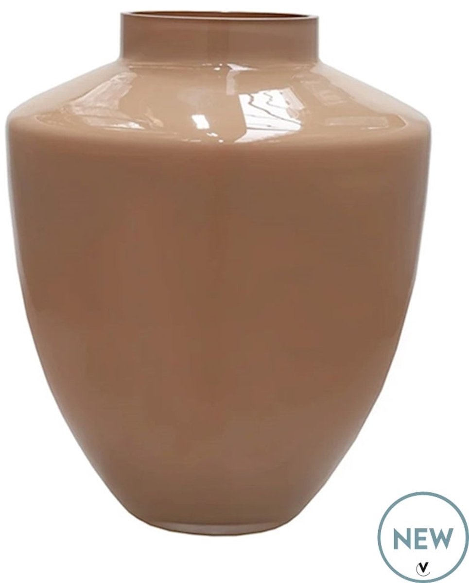 Vase The World Vaas Tugela - Medium - Sand - Ø28 x H36 cm