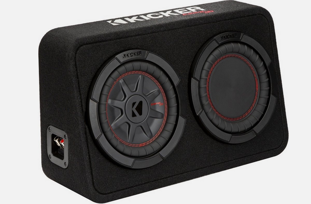 Kicker TCWRT82-48 Subbox 20cm compacte behuizing subwoofer 600 Watt auto subwoofer