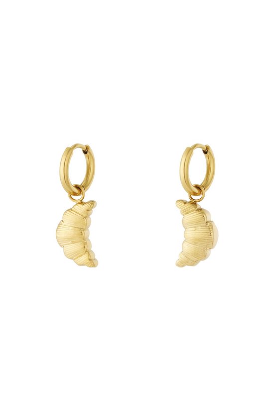 Boucles d'oreilles pendantes Bijoutheek Croissant Or