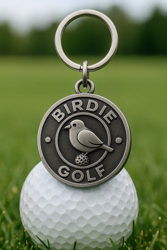 Luxe Birdie Golf Sleutelhanger - Metalen Design - Golfcadeau van Merkloos — afbeelding 3