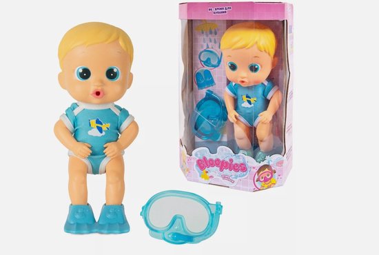 Bloopies Max Bathtime Friends-pop Blauw — afbeelding 2