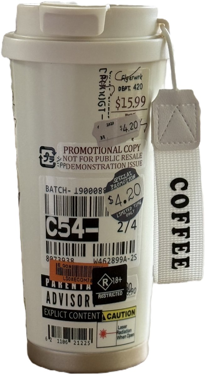 Reisbeker thermo stainless steel Tumbler Barcodes