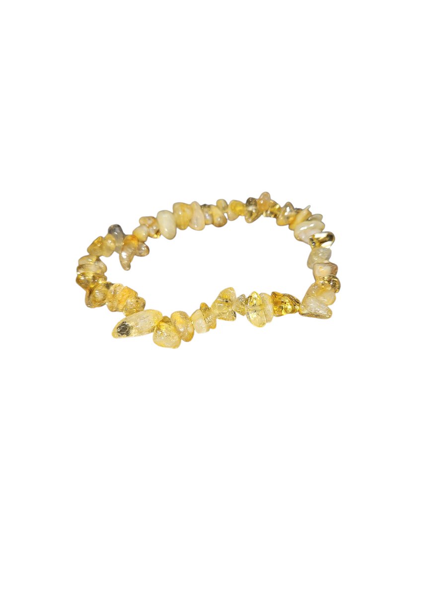 Edelsteen Citrien Split Armband