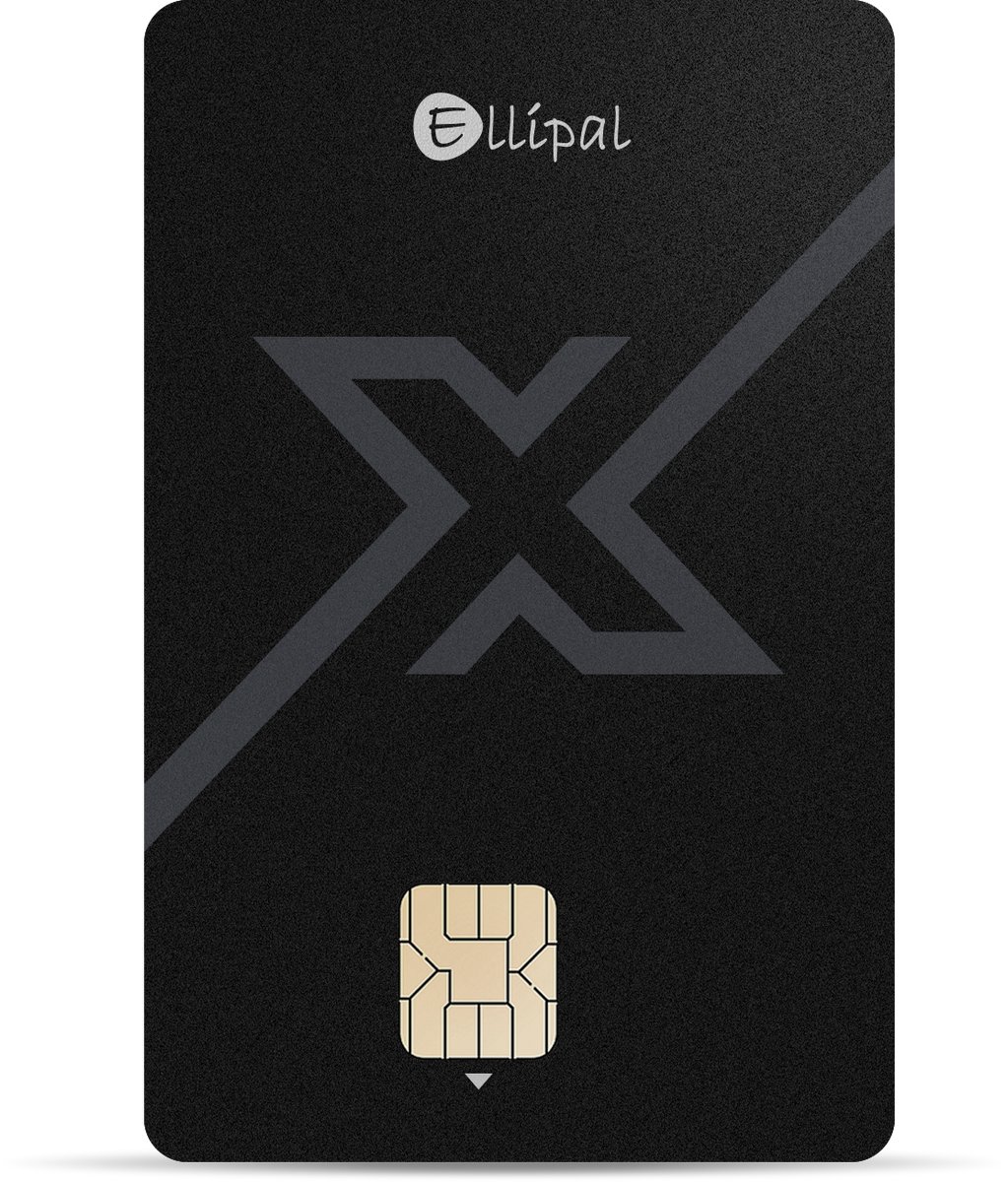 Ellipal X Card (incl. X Starter) - Hardware Wallet - Air-Gapped Security - CC EAL6+ Chip - Crypto Cold Storage
