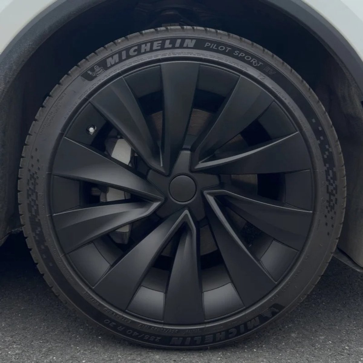4 stks Auto Naafdoppen, naafdop, voor Tesla Model X Model S Model 3 Model Y, 56 MM Auto Logo Wielnaafafdekking Zonnebrandcrème Waterdichte Styling Accessoires,E