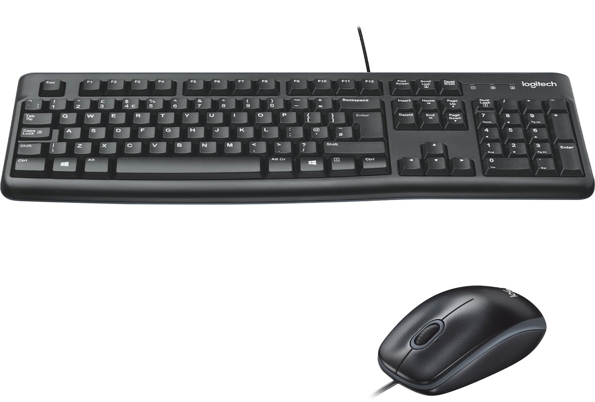 Logitech MK120 Toetsenbord en Muis QWERTY