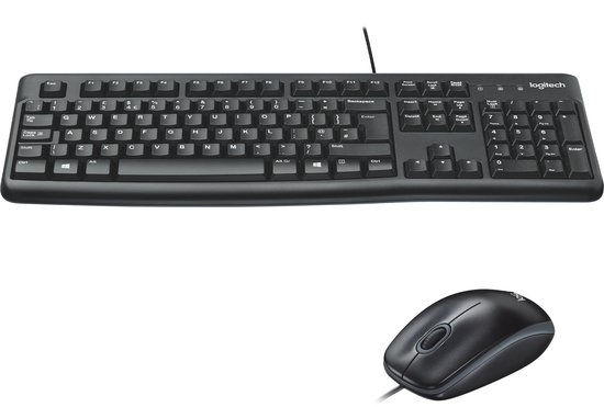 Logitech MK120 Toetsenbord en Muis QWERTY