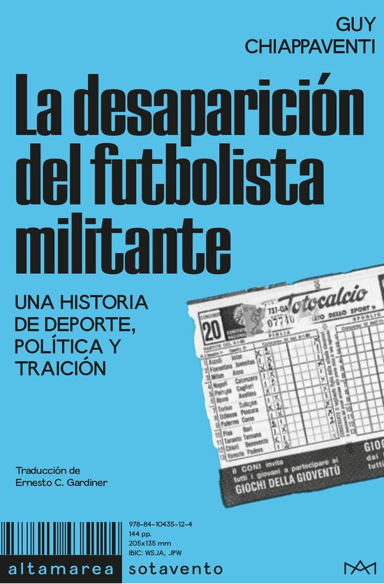 Sotavento 14 - La desaparición del futbolista militante - cover
