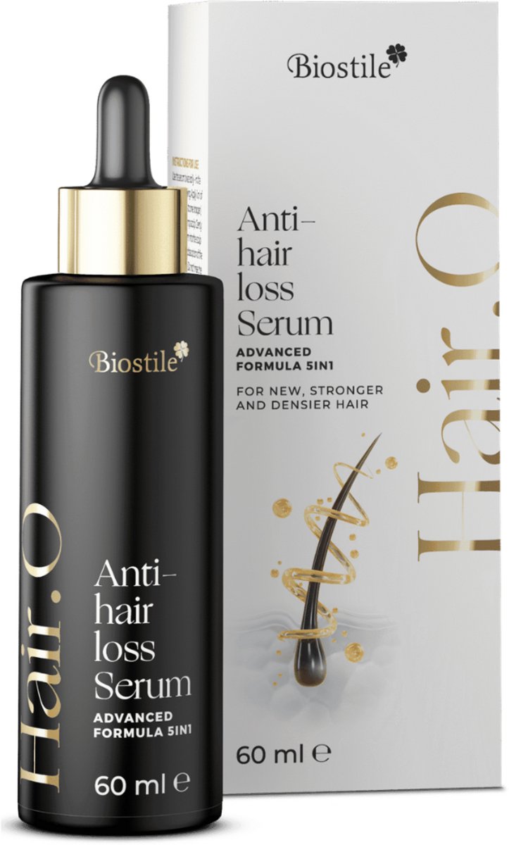 Biostile – Hair.o Serum – AntiHaaruitval - Haarwortelregeneratie – 60 ml