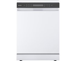 Wiggo WD-F6148B(W) - Vrijstaande Vaatwasser - 60cm - 14 Couverts - 6 wasprogramma's - Energielabel B - 5 jaar garantie - Wit
