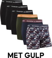 DANISH ENDURANCE Boxers en coton avec braguette - Sous-vêtements pour homme - Pack de 6 - Taille 3XL