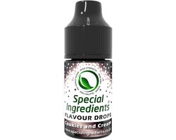 Koekjes en Slagroom Smaak Druppels - 30 ml - Smaakdruppels - Flavour Drops - Moderne Gastronomie - Moleculair Koken - Hersluitbare Pot - Recycled Plastic