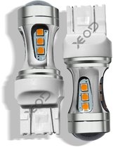XEOD Pro Line Lampen set – WY21W / T20 / 7440 / W21W LED – Oranje licht canbus - Knipperlicht - Richtingaanwijzer – 2 stuks