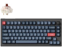 Keychron V1 Max QMK/VIA toetsenbord brown switch